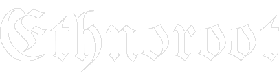 Ethnoroot Transparent White Logo