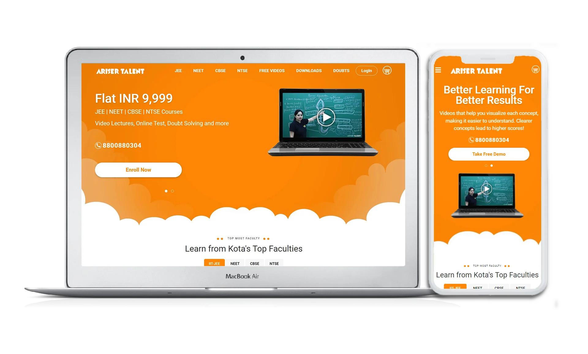 ariser laptop mobile img